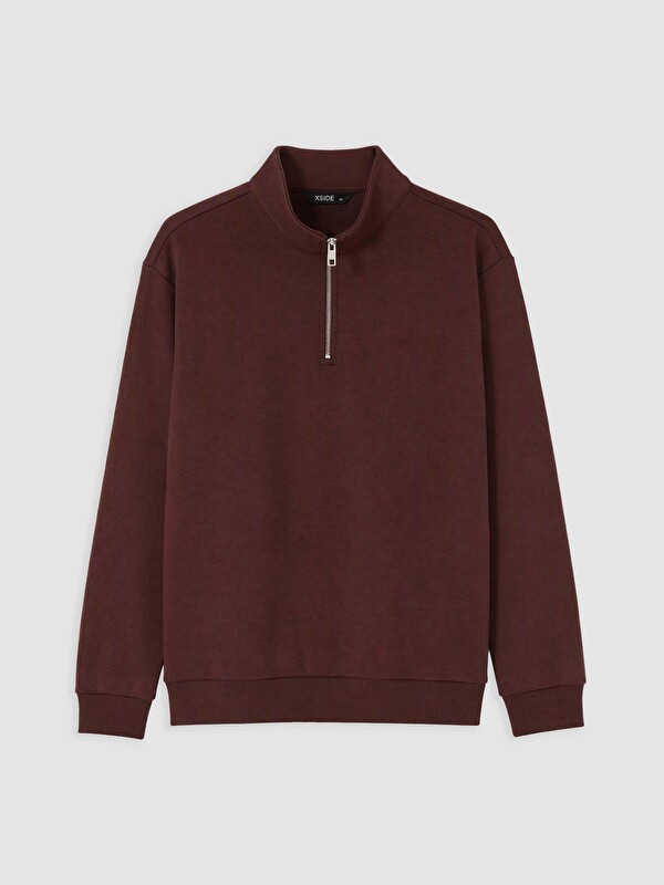XSIDE Mock Neck Men's Thick Sweatshirt