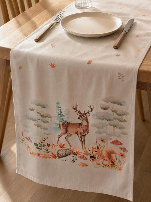 LCW HOME Настольная дорожка с принтом оленя 45x150 cm