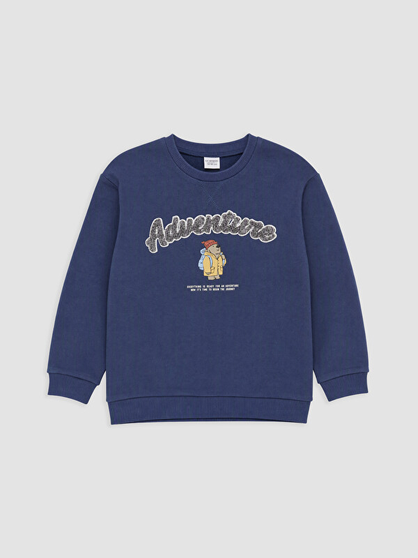 LCW baby Baby Boy Blue Sweatshirt