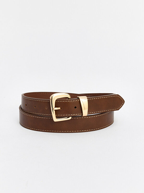 LCW ACCESSORIES Metal Buckled Women's Belt