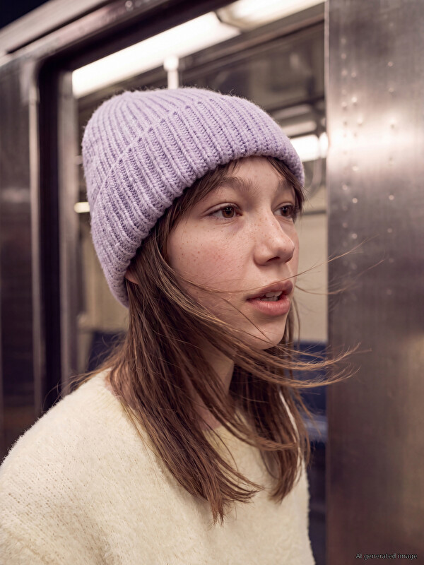 LCW ACCESSORIES Basic Girls' Tricot Beanie