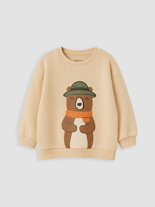 LCW baby Baskılı Erkek Bebek Sweatshirt