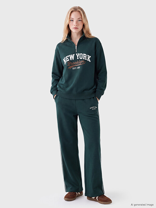 XSIDE Woman Green Sweatpants