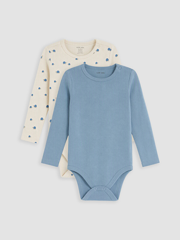 LCW baby Baby Boy Grey Bodysuit