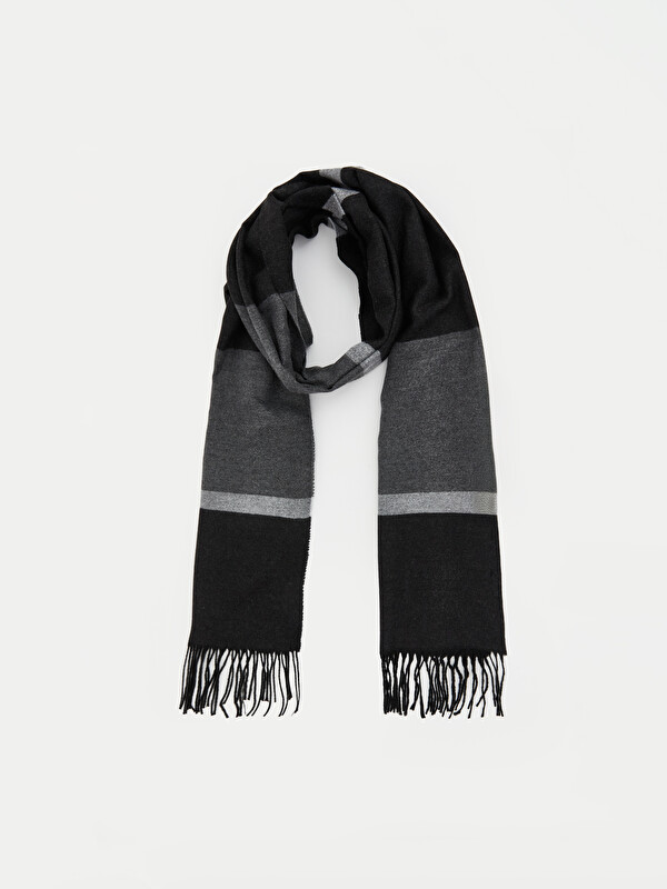 LCW ACCESSORIES Çizgi Desenli Erkek Atkı