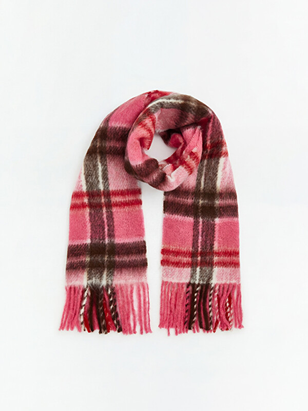 LCW ACCESSORIES Plaid Patterned Women's Scarf