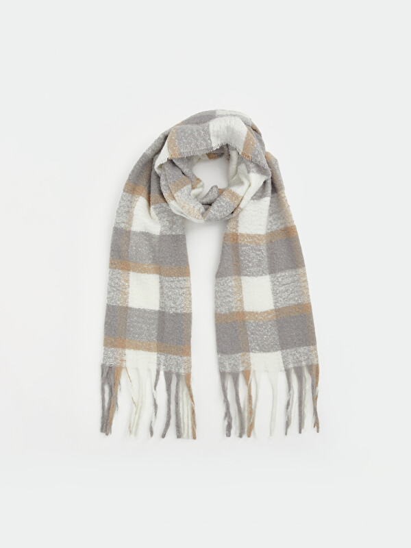LCW ACCESSORIES Plaid Patterned Women's Scarf