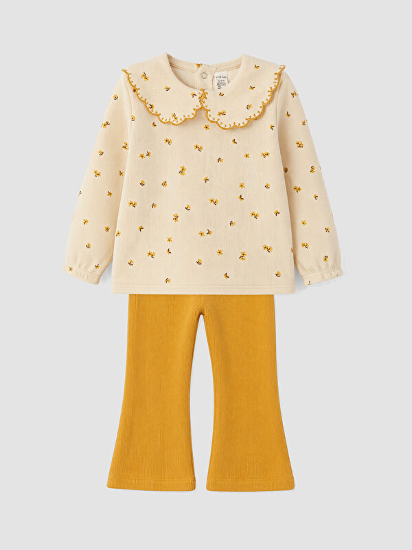 LCW baby Baby Girl Ecru Set