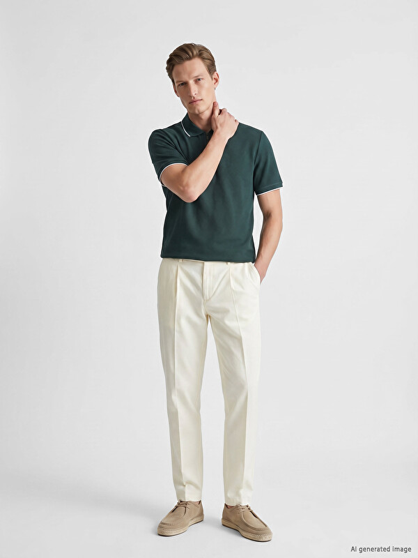 SOUTHBLUE Pantaloni Regular Fit cu Pense pentru Bărbați