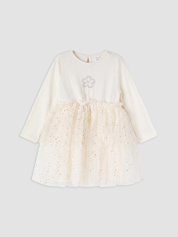 LCW Kids Tulle Detailed Girls' Dress