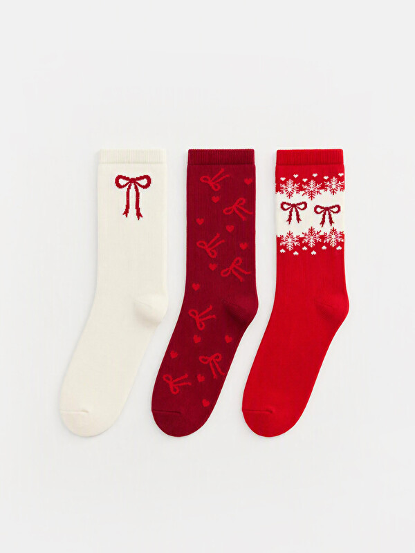 LCW DREAM New Year Themed Women's Ankle Socks 3's
