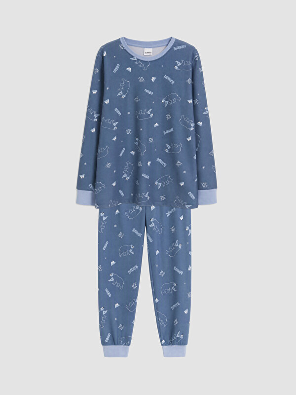 LCW Kids Printed Boys' Pyjamas Set