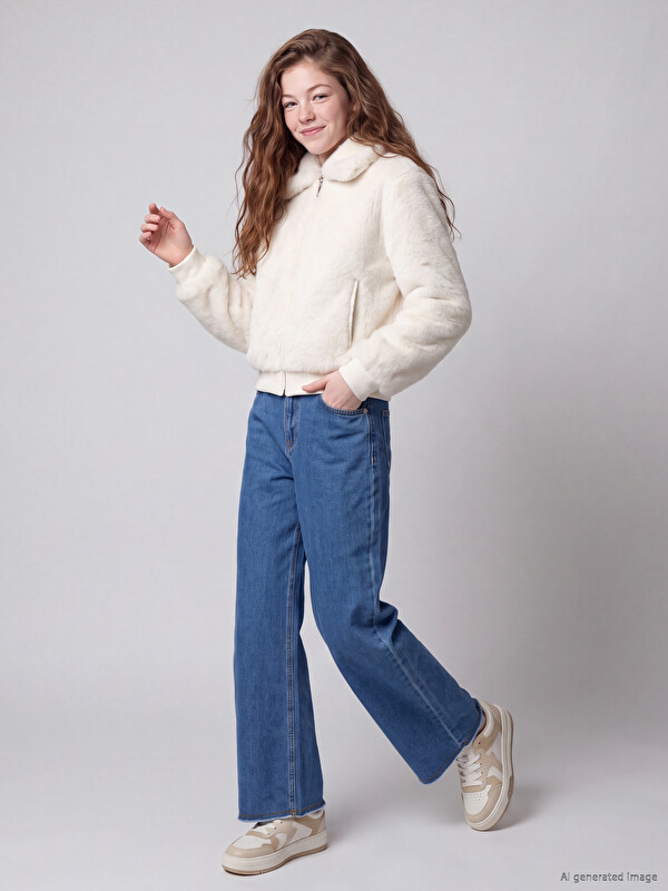 LCW Kids WideLeg Girls' Jeans