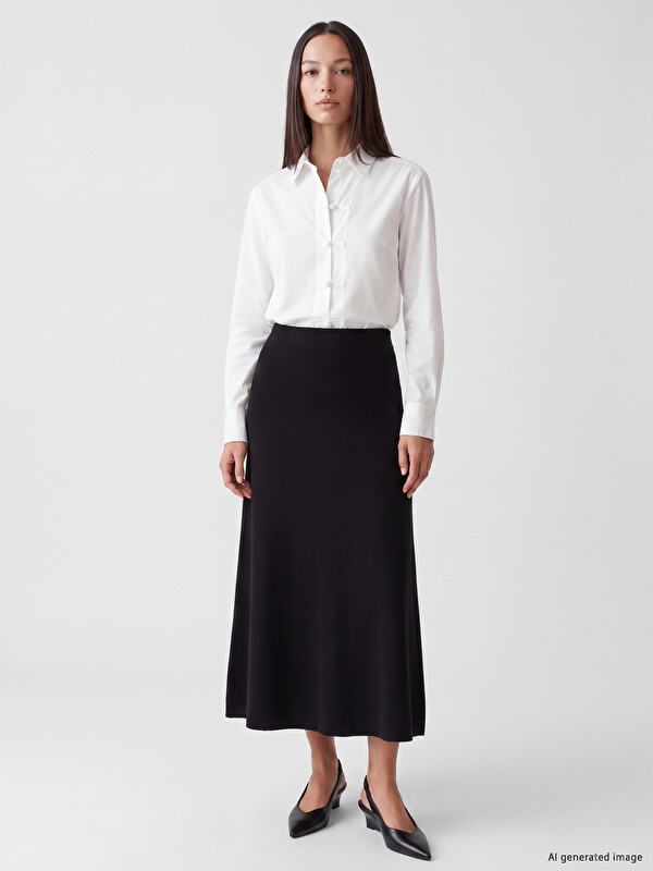 LCWAIKIKI Classic Elastic Waist Knitwear Skirt