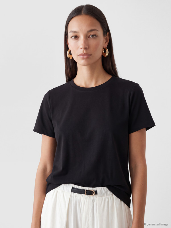 LCW EVERYDAY T-shirt me jakë të rrumbullakët për gra