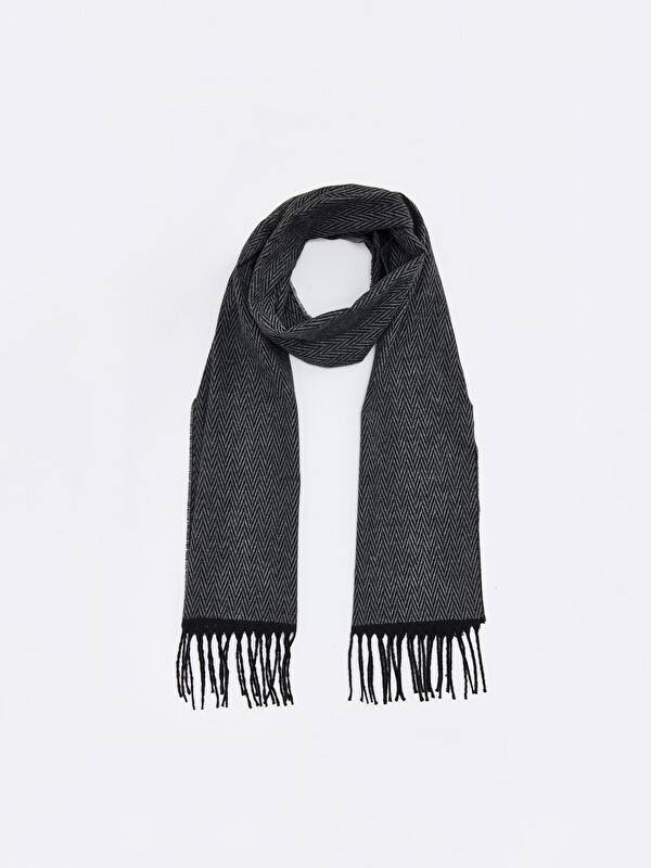 LCW ACCESSORIES Fringed Men's Scarf