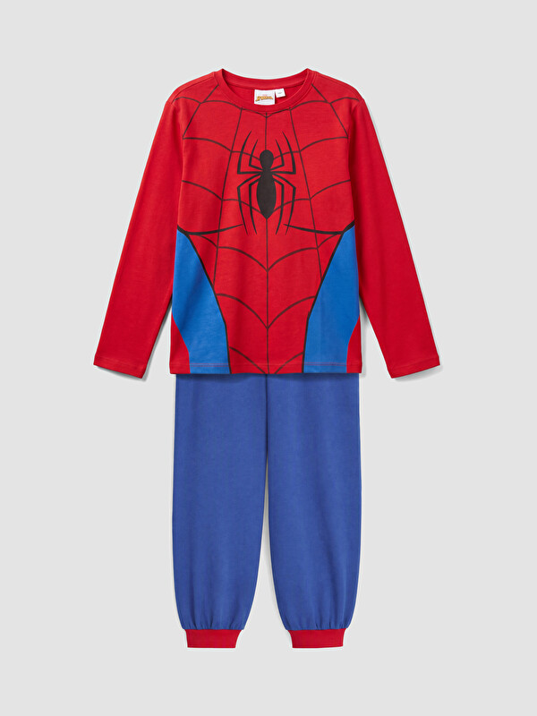 LCW Kids Пижама сет за Момчиња со печатен Spider-Man дезен