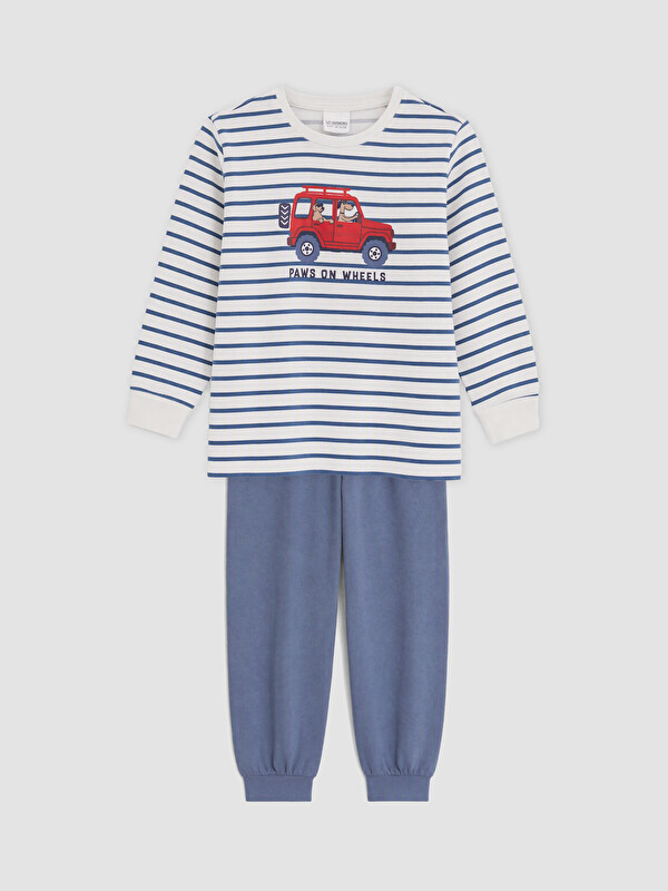 LCW Kids Set de pijama Ocru Băiat