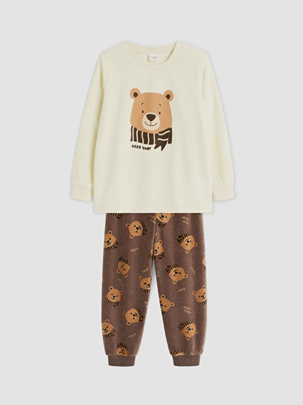 LCW Kids Printed Boys' Pyjamas Set
