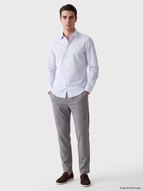 LCW BUSINESS Man Blue Shirt