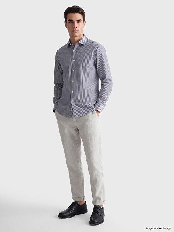 LCW BUSINESS Man Navy Shirt