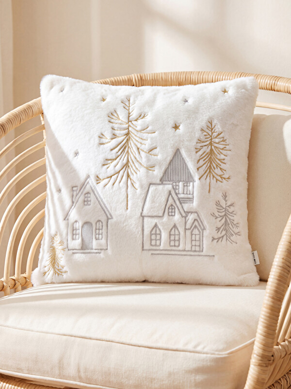 LCW HOME Embroidered Cushion Case 45x45 cm