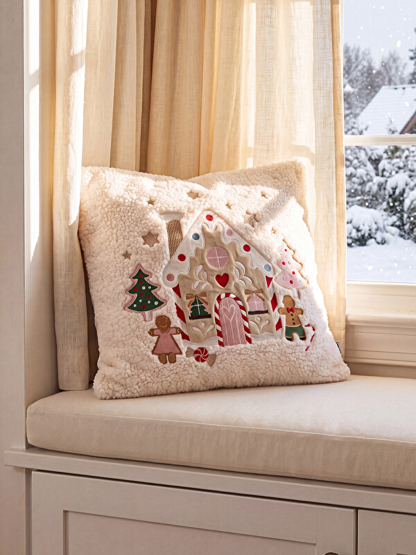 LCW HOME New Year Themed Cushion Case 45x45 cm