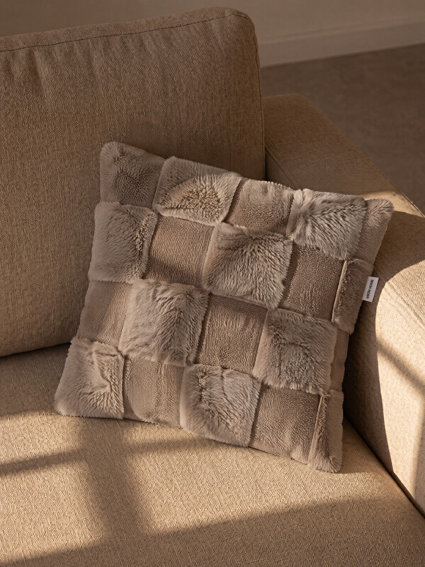 LCW HOME Plush Cushion Case 45x45 cm