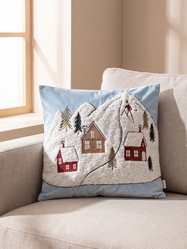 LCW HOME Бродирана калъфка за възглавница 45x45 cm