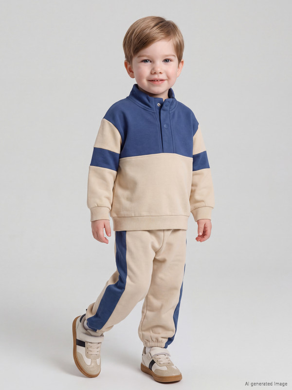 LCW baby Color Blocked Baby Boys' Set
