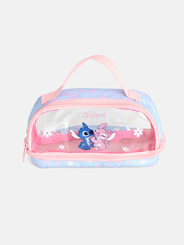 LCW ACCESSORIES Stitch Baskılı Kız Çocuk Kalemlik