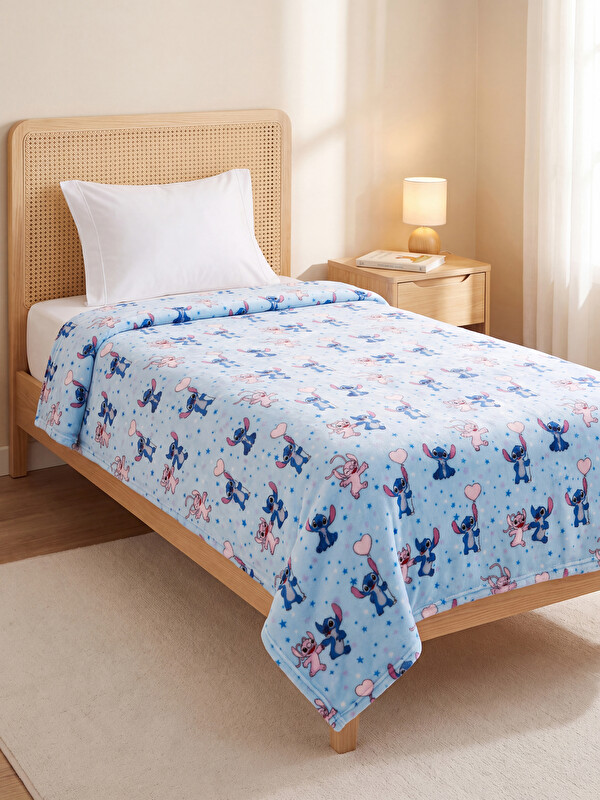 LCW HOME Stitch Printed Single Bed Blanket
