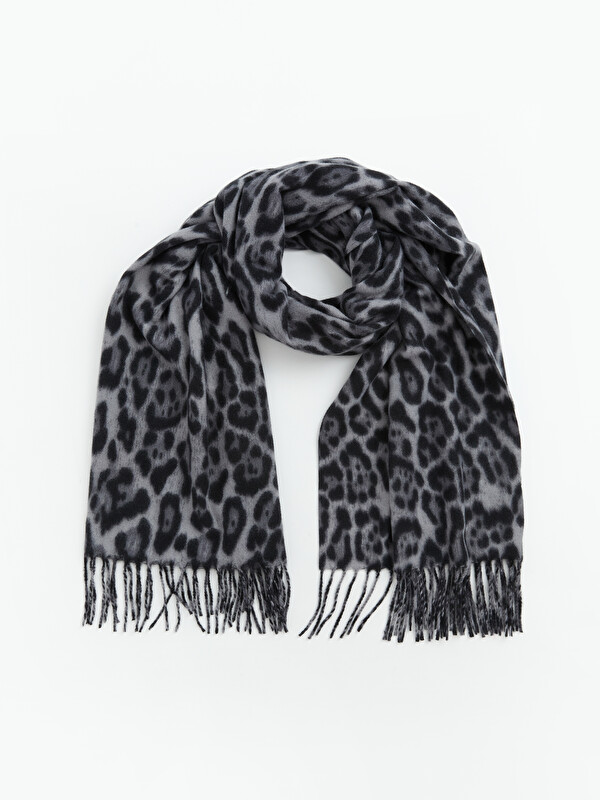LCW ACCESSORIES леопард өрнегі әйелдерге арналған шарф