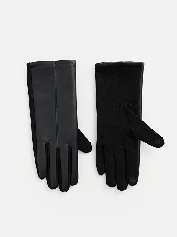 LCW ACCESSORIES Leder Detaillierte Damen Handschuhe
