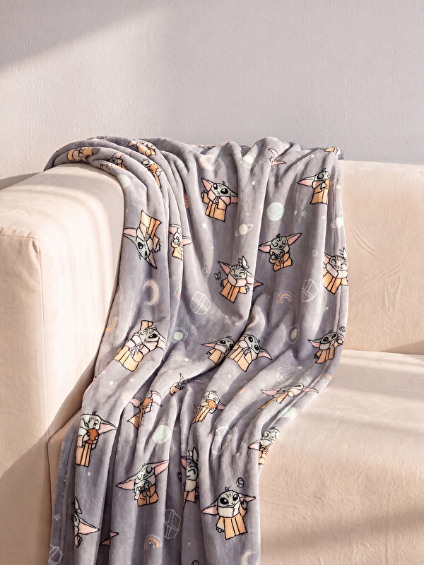 LCW HOME Pătură Tv din Pluș Imprimată Baby Yoda 100x150 cm
