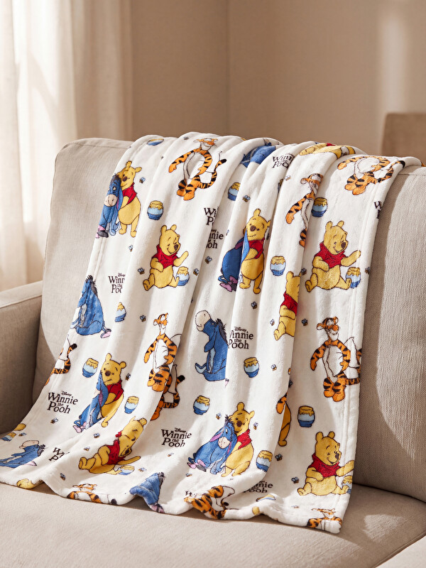LCW HOME Winnie the Pooh Baskılı TV Battaniyesi 100x150 cm