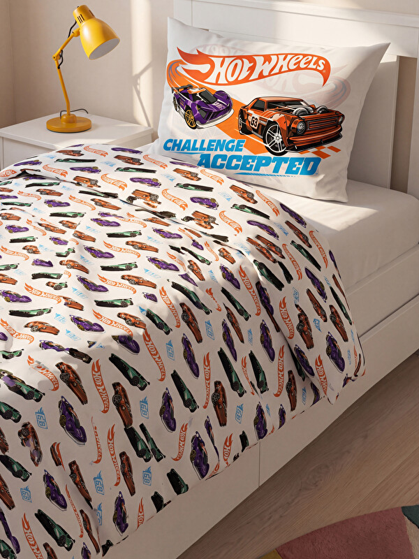 LCW HOME Set mbulesash jorgani njësh pambuku i stampuar Hot Wheels