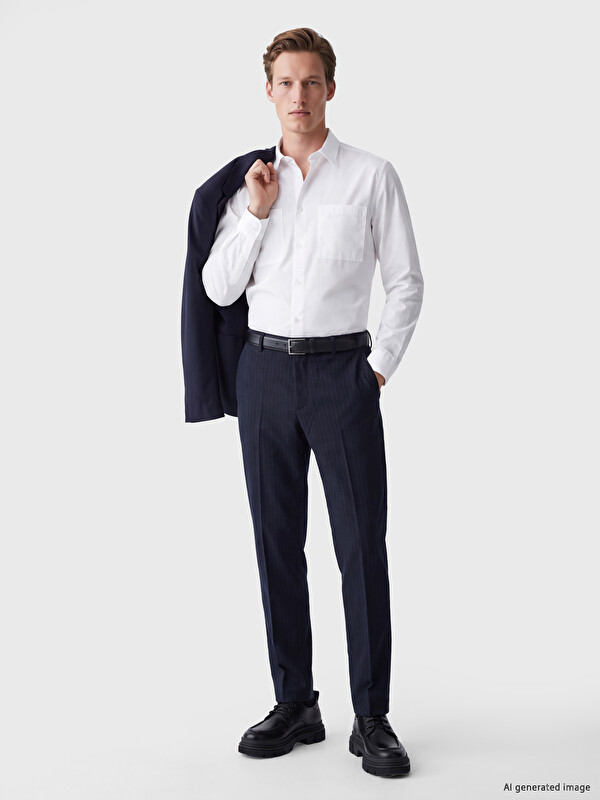 SOUTHBLUE Pantaloni Regular Fit din Material pentru Bărbați