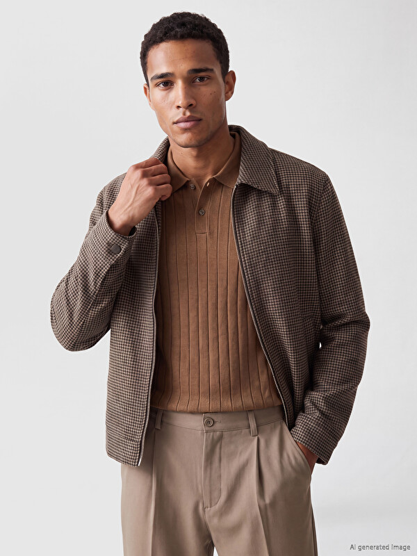 LCW Vision Man Brown Coat