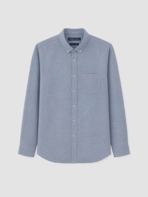 LCWAIKIKI Classic Regular Fit Dobby Men's Shirt