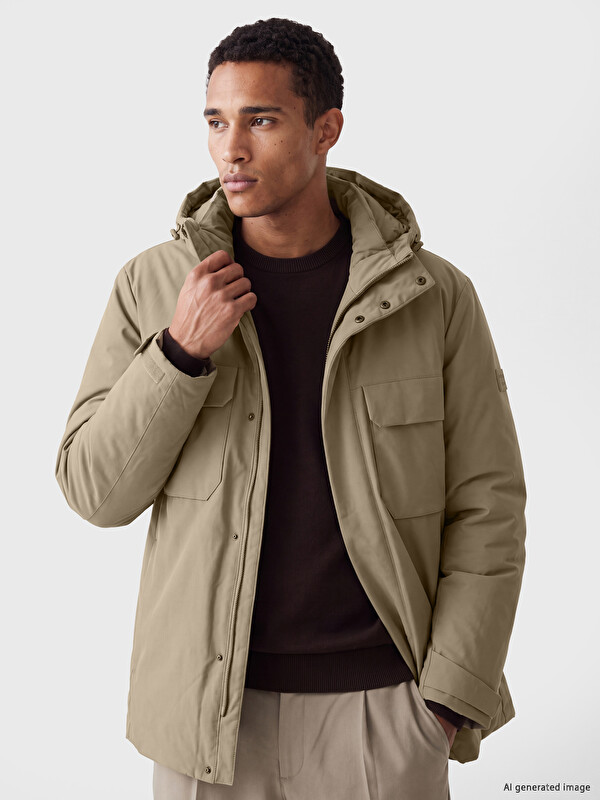 LCW Vision Regular Fit Hooded Men's Coat