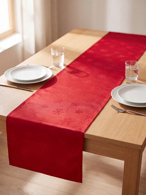 LCW HOME مفرش طاولة بنمط رأس السنة 40x120 cm