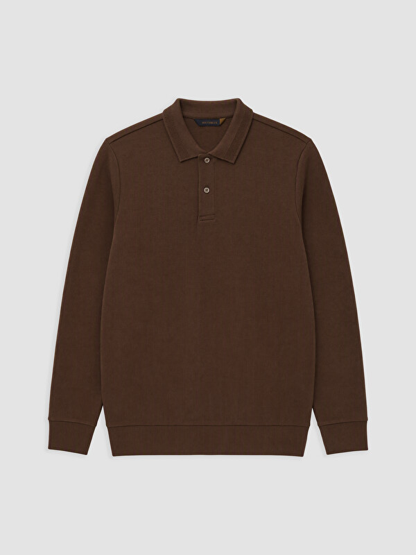 SOUTHBLUE Polo Collar Men's Sweatshirt