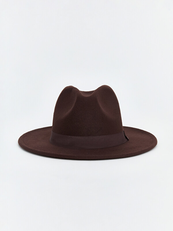 LCW ACCESSORIES Woman Brown Fedora Hat