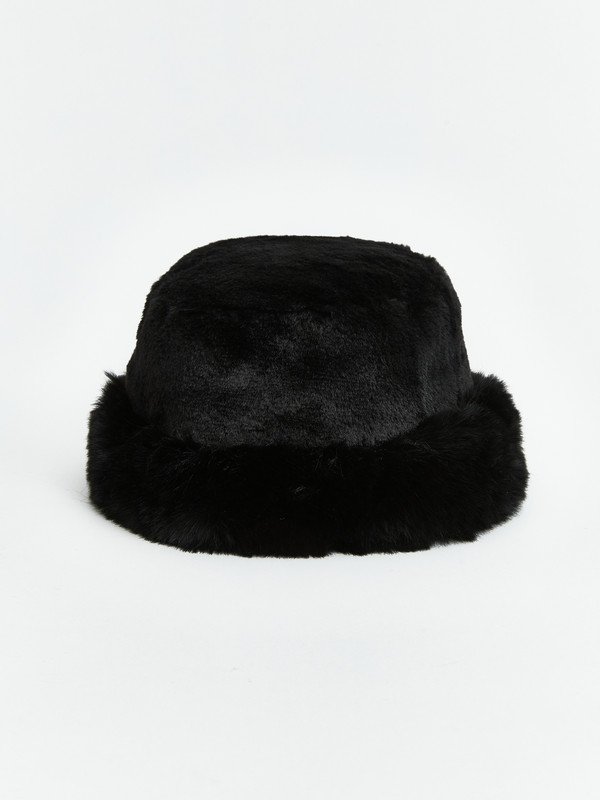 LCW ACCESSORIES Faux Fur Women's Bucket Hat