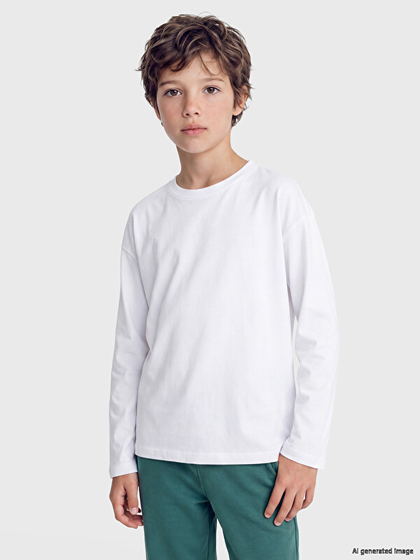 LCW Kids Crew Neck Boys' T-Shirt