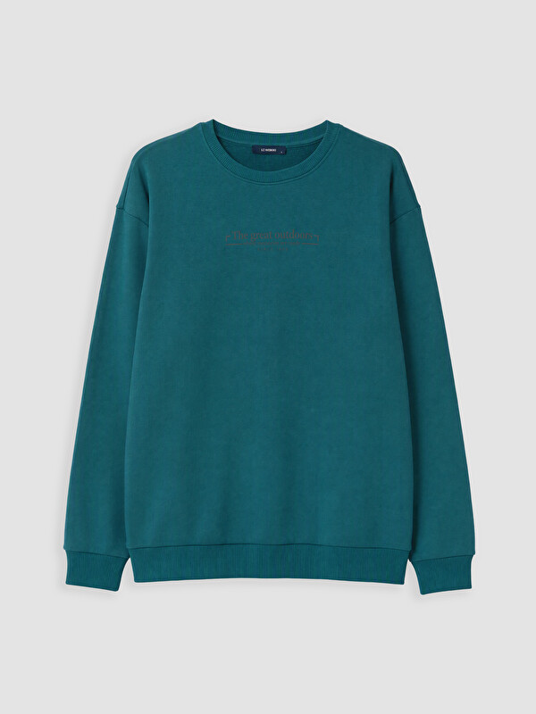 LC WAIKIKI Bisiklet Yaka Erkek Sweatshirt