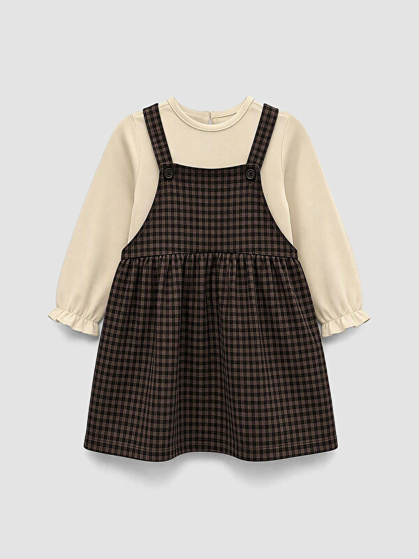 LCW baby Baby Girl Brown Set