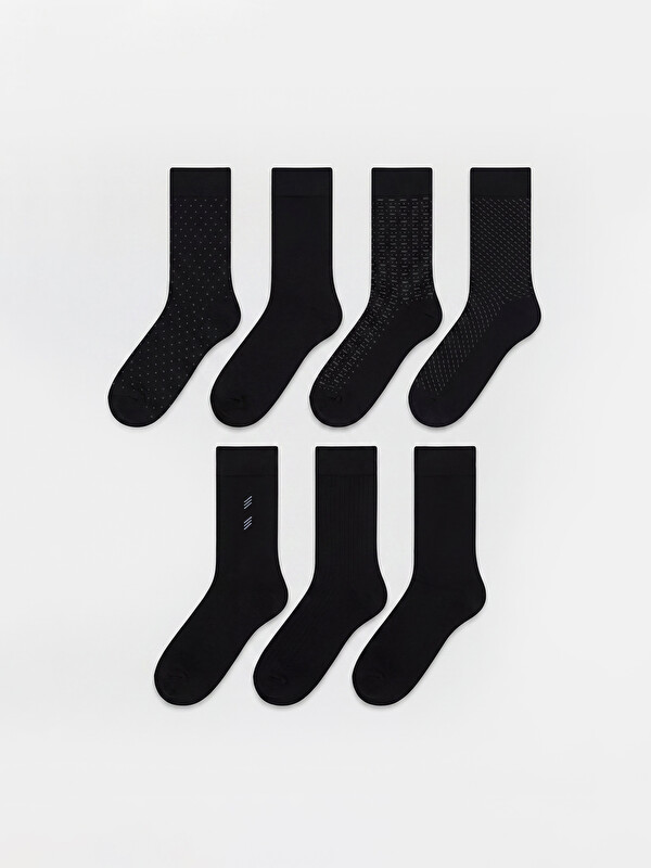 LCW ACCESSORIES Gemusterte Herren-Knöchelsocken 7er-Pack Pack