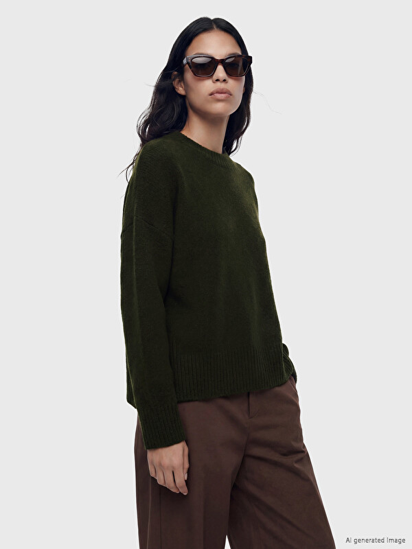 LCW Vision Pull-over en maille pour femme à col rond
